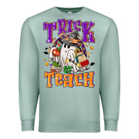 Seafoam trick or teach halloween Premium Sweatshirt - NancyCooperArtShop