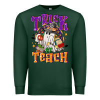 Sports Green trick or teach halloween Premium Sweatshirt - NancyCooperArtShop