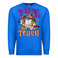 True Royal trick or teach halloween Premium Sweatshirt - NancyCooperArtShop