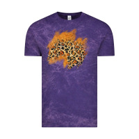 Cloud Purple leopard glitter patch Vintage Tee - AdoDesignShop