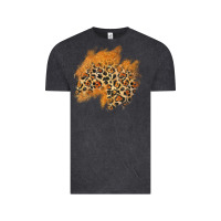 Vintage Black leopard glitter patch Vintage Tee - AdoDesignShop