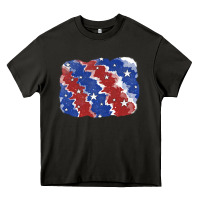 Asphalt Patriotic tie dye background Heavy Core Tee - CowGirlArtShop