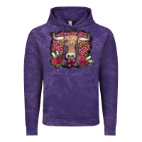 Cloud Purple v.d. cow and roses Vintage Hoodie - AdoDesignShop