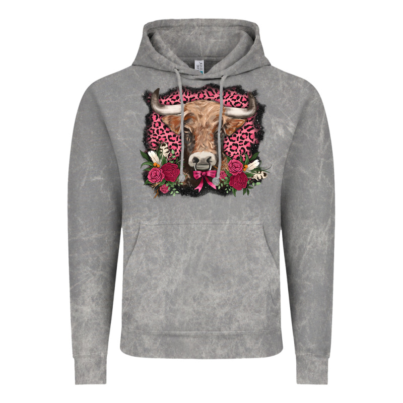 V.d. Cow And Roses Vintage Hoodie by AdoDesignShop | Teevron