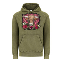 Vintage Olive v.d. cow and roses Vintage Hoodie - AdoDesignShop