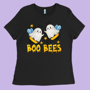 Boo Bees Ladies Tee Designed By Texasbilliewilder