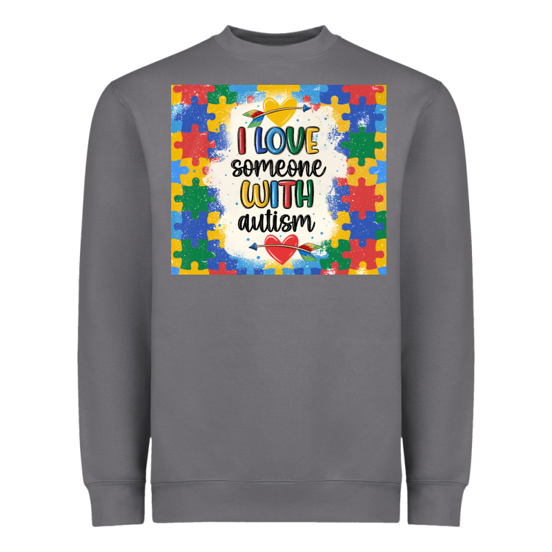 ı Love Someone With Autism Heavyweight Sweatshirt by MaliasSmallBusiness | Teevron