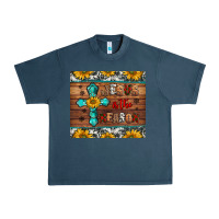 Midnight Navy jesus is the reason christmas Urban Heavy Tee - Jasminsmagicworld