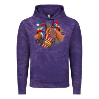 Cloud Purple America afro girl sneakers Vintage Hoodie - RanaPortraitStore