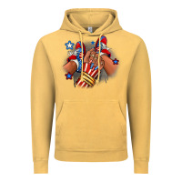 Vintage Mustard America afro girl sneakers Vintage Hoodie - RanaPortraitStore
