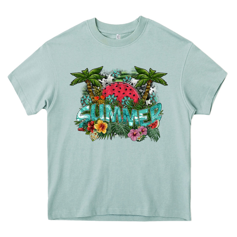 Summer Heavy Core Tee by SublimationCraftShop | Teevron