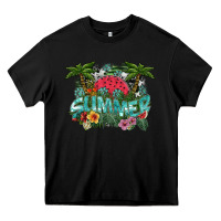 Black summer Heavy Core Tee - SublimationCraftShop