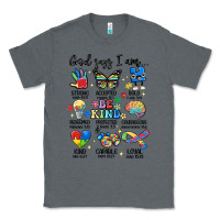 Charcoal Heather god says  am autism Classic Tee - MaliasSmallBusiness
