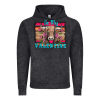 Vintage Black be my valentine with cow Vintage Hoodie - AdoDesignShop