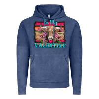 Be My Valentine With Cow Vintage Hoodie | Teevron