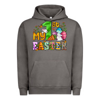 Pigment Tornado Easter Day My first Easter with eggs and rabbits Urban Hoodie - OliviaCreatesArt