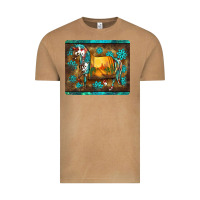 Western Horse Sunset Turquoise's Gemstones Mousepad Vintage Tee | Teevron
