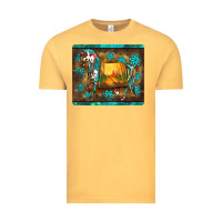 Vintage Mustard western horse sunset turquoise's gemstones mousepad Vintage Tee - BarkalooDesign