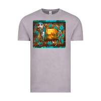 Vintage Zinc western horse sunset turquoise's gemstones mousepad Vintage Tee - BarkalooDesign