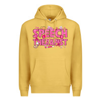 Antique Gold breast cancer speech therapist Premium Hoodie - texasbilliewilder
