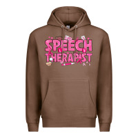 Chestnut breast cancer speech therapist Premium Hoodie - texasbilliewilder