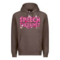 Breast Cancer Speech Therapist Premium Hoodie | Teevron
