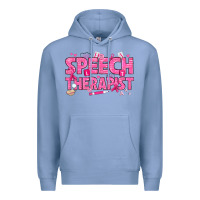 Colony Blue breast cancer speech therapist Premium Hoodie - texasbilliewilder