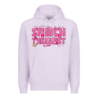 Lilac breast cancer speech therapist Premium Hoodie - texasbilliewilder