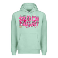 Seafoam breast cancer speech therapist Premium Hoodie - texasbilliewilder