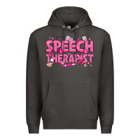 Smoke breast cancer speech therapist Premium Hoodie - texasbilliewilder