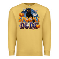 Antique Gold Spooky Dude Premium Sweatshirt - texasbilliewilder