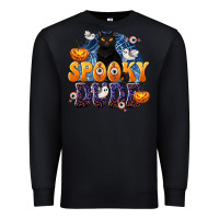 Black Spooky Dude Premium Sweatshirt - texasbilliewilder