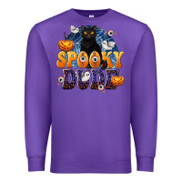 Purple Spooky Dude Premium Sweatshirt - texasbilliewilder