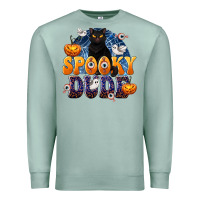 Seafoam Spooky Dude Premium Sweatshirt - texasbilliewilder