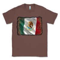 Chestnut mexico flag black glitter leopard Classic Tee - AdoDesignShop
