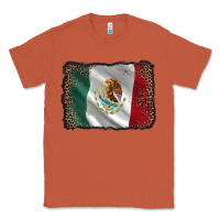 Copper mexico flag black glitter leopard Classic Tee - AdoDesignShop