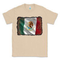 Mushroom mexico flag black glitter leopard Classic Tee - AdoDesignShop