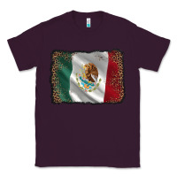 Plum mexico flag black glitter leopard Classic Tee - AdoDesignShop