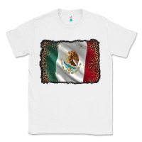 White mexico flag black glitter leopard Classic Tee - AdoDesignShop