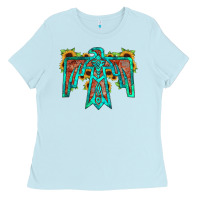 Baby Blue thunderbird Ladies Tee - JahusDesignShop