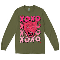 Army Green valentine Long Sleeve Tee - MaliasSmallBusiness