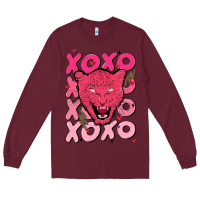 Burgundy valentine Long Sleeve Tee - MaliasSmallBusiness
