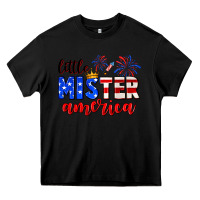 Black little mister america Heavy Core Tee - Neo Western