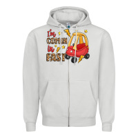 Dove Grey i'm comin in fast Zipper Hoodie - LillyAllenDesigns