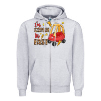 Heather Grey i'm comin in fast Zipper Hoodie - LillyAllenDesigns