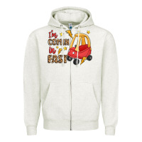 Oatmeal Heather i'm comin in fast Zipper Hoodie - LillyAllenDesigns
