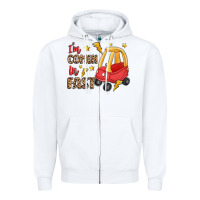 White i'm comin in fast Zipper Hoodie - LillyAllenDesigns