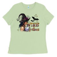 Black Witch Vibes Ladies Tee | Teevron
