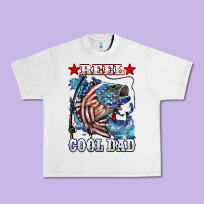 Reel Cool Dad Bass Urban Heavy Tee Designed By Lillyallendesigns