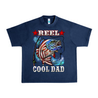 Navy Reel Cool Dad Bass Urban Heavy Tee - LillyAllenDesigns
